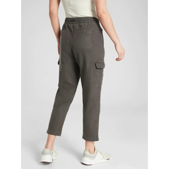 Athleta Farallon Cargo Crop - Cypress Green 0 - Picture 2 of 9